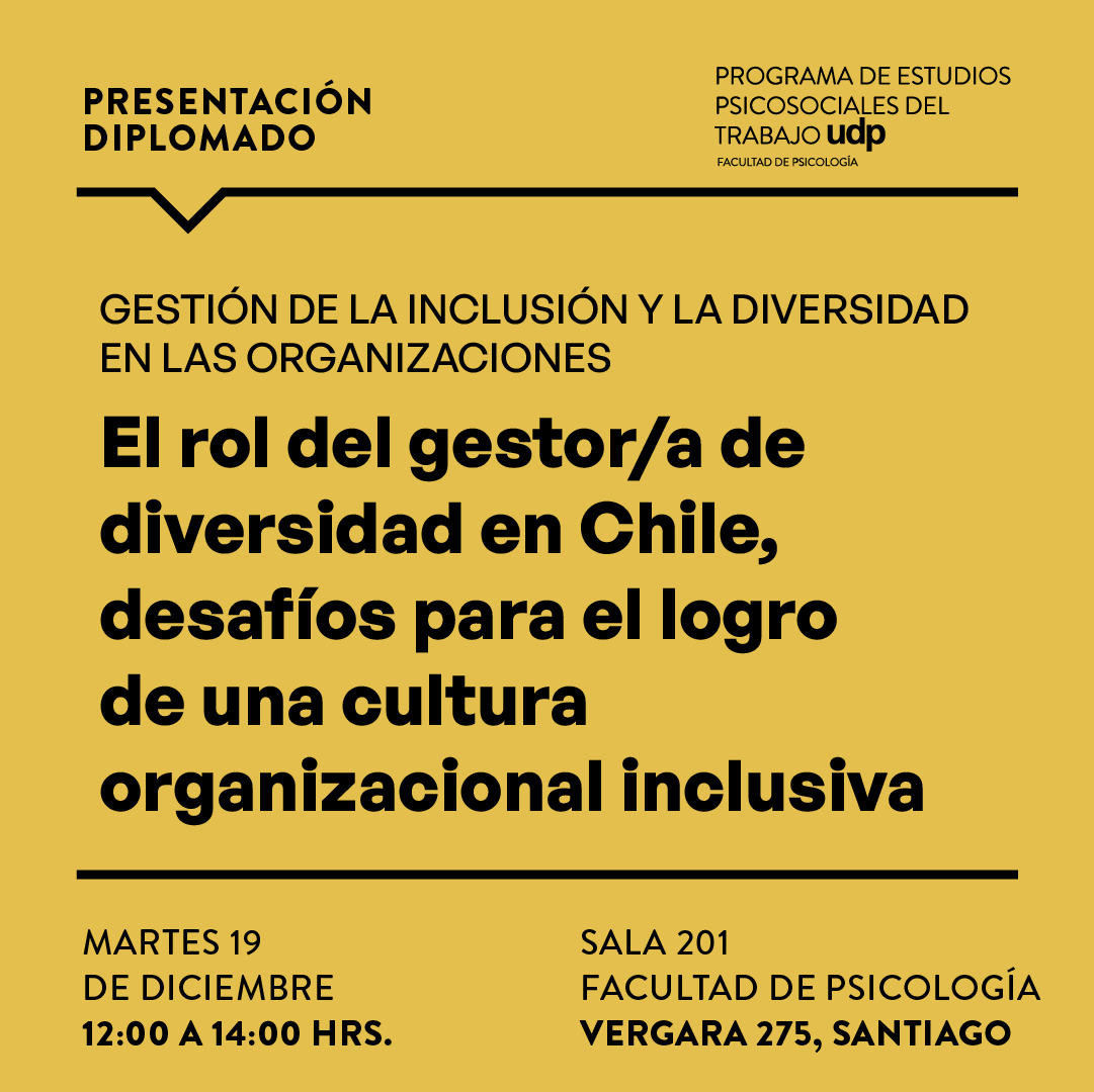 Presentación del Diplomado en Gestión de la Inclusión y la Diversidad ...