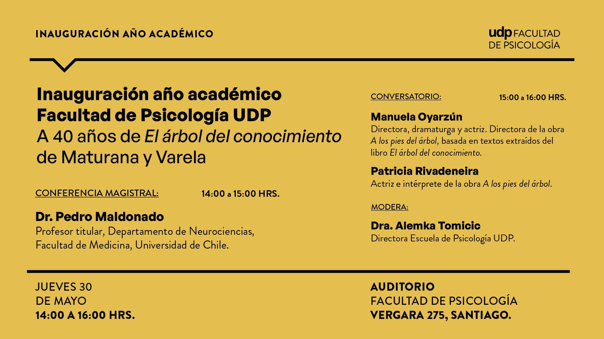 Inauguración año académico 2024 Facultad de Psicología UDP: A 40 años ...