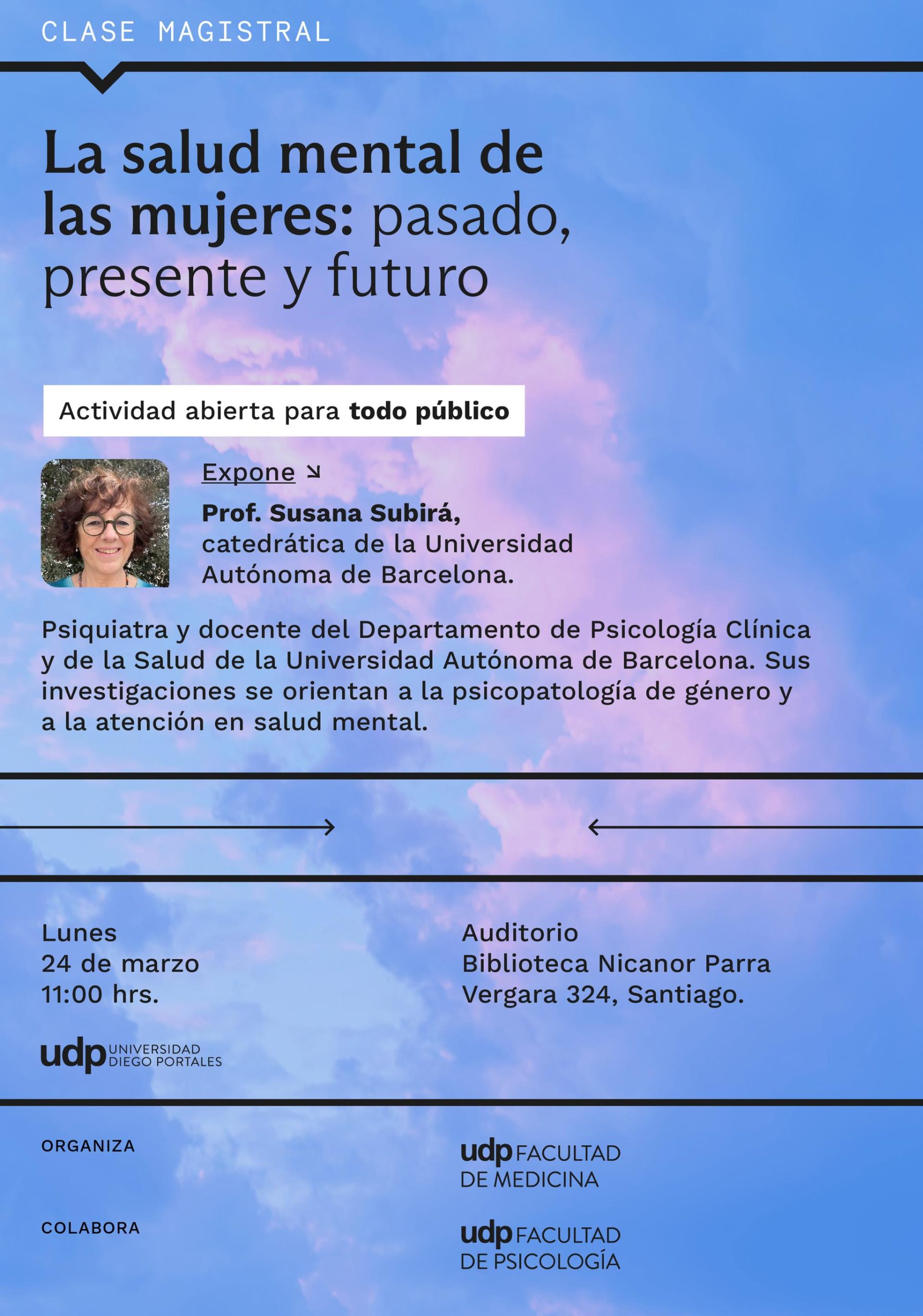 Clase magistral: La salud mental de las mujeres: pasado, presente y ...